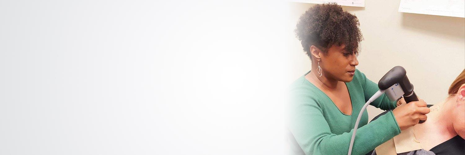 Radial pressure-wave therapy at Active Lifestyle Clinic